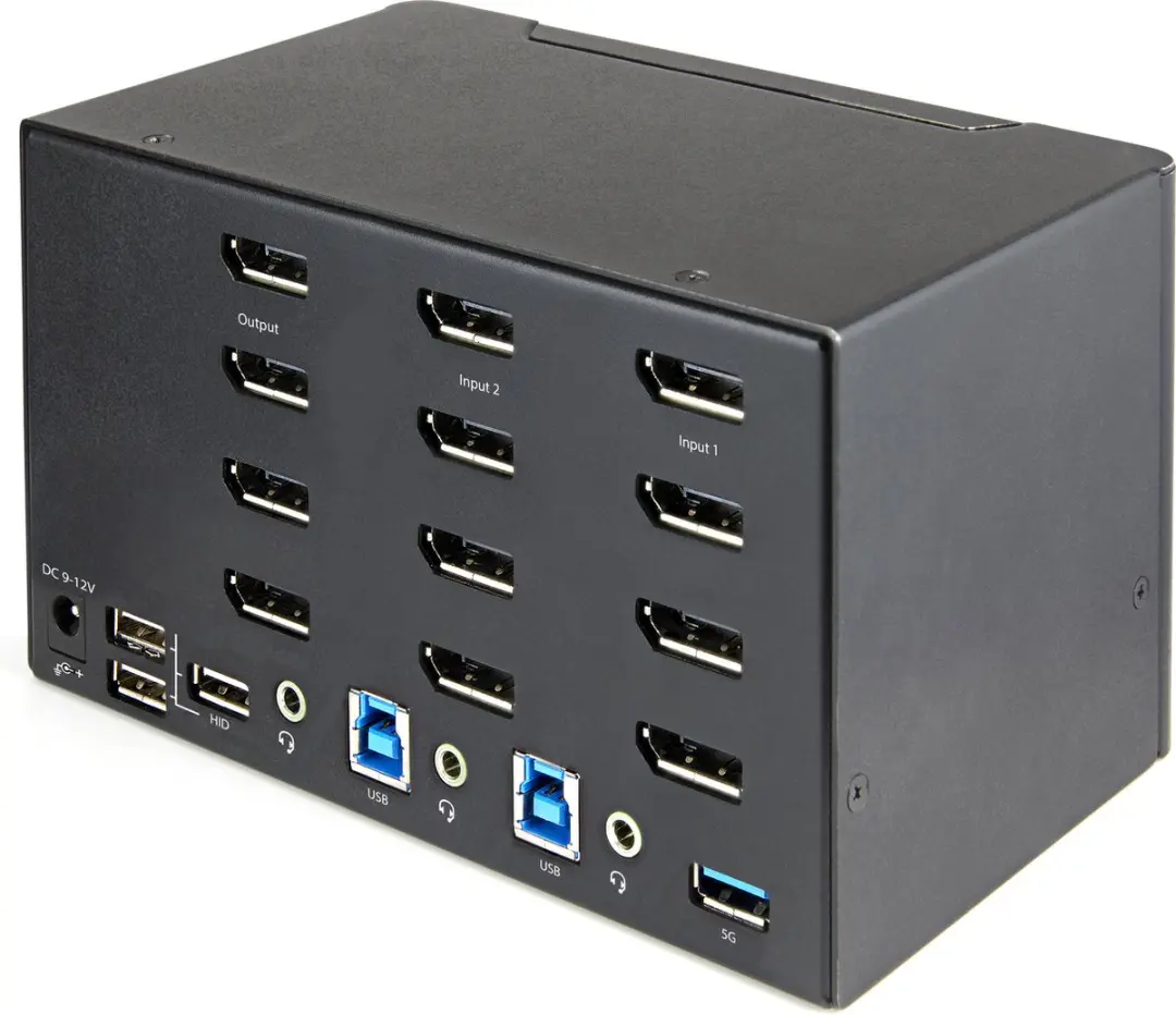 Startech SV231QDPU34K KVM Switch 2x4 - DP 1.2