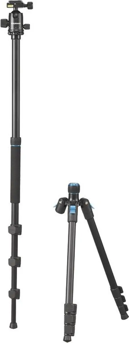 Cullmann Rondo 460M RB8.5 Statief - Aluminium - 3 Secties - Zwart