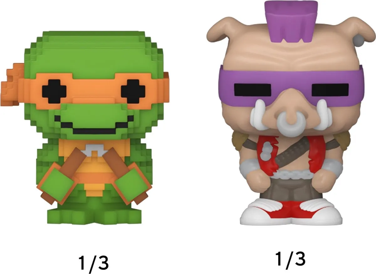 Funko Teenage Mutant Ninja Turtles Bitty POP! 71510 - 4 Stuks Multicolours - afbeelding 6 van 6