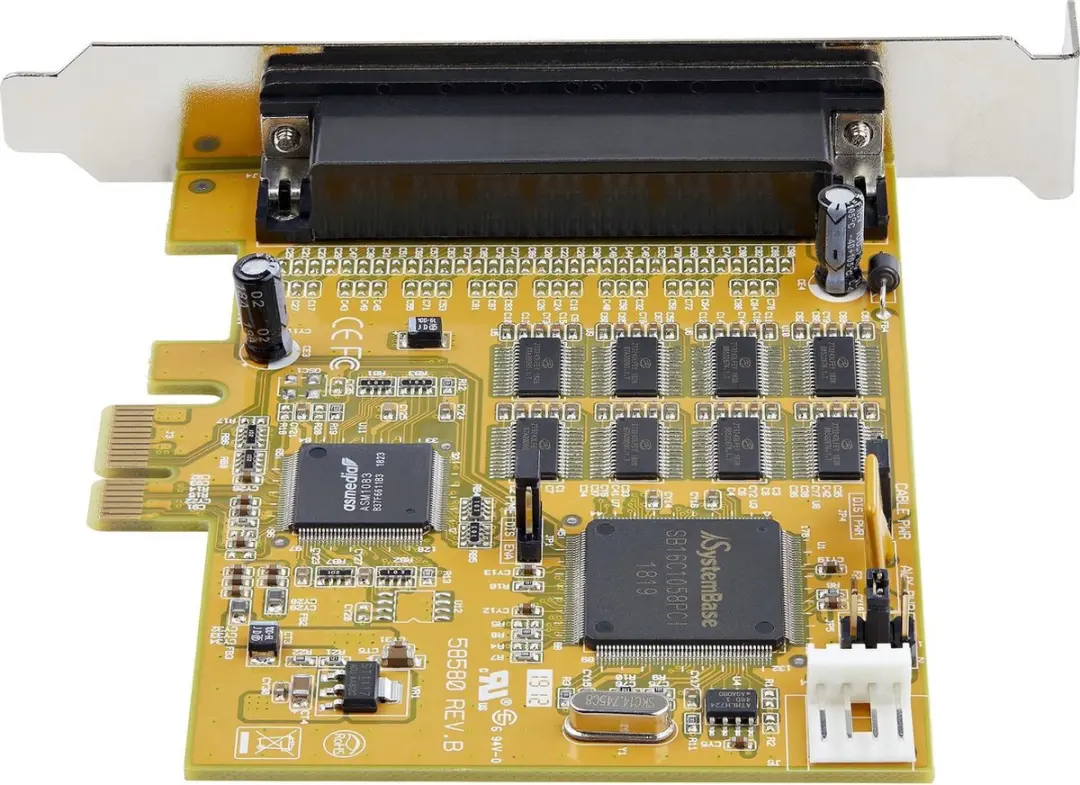 Startech PEX8S1050 8-Port RS232 PCIe Kaart - Meerkleurig