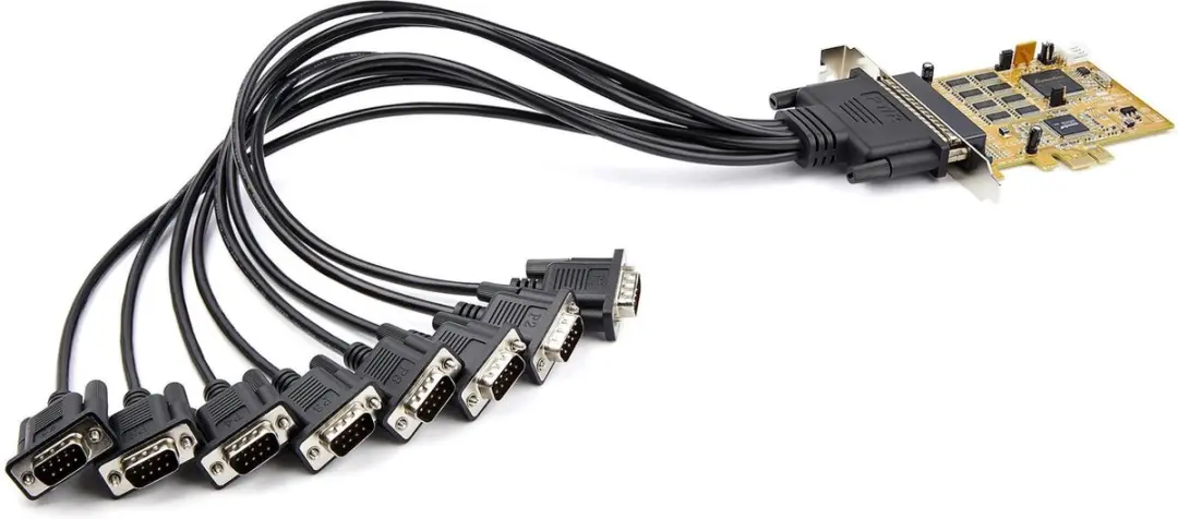 Startech PEX8S1050 8-Port RS232 PCIe Kaart - Meerkleurig - afbeelding 6 van 6