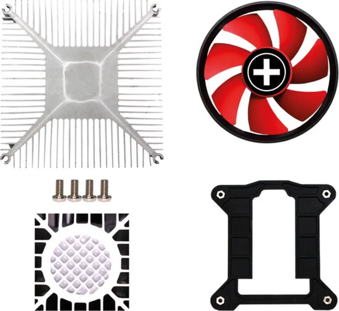 Xilence Performance C XC232 CPU-koeler - 92mm ventilator - Rood