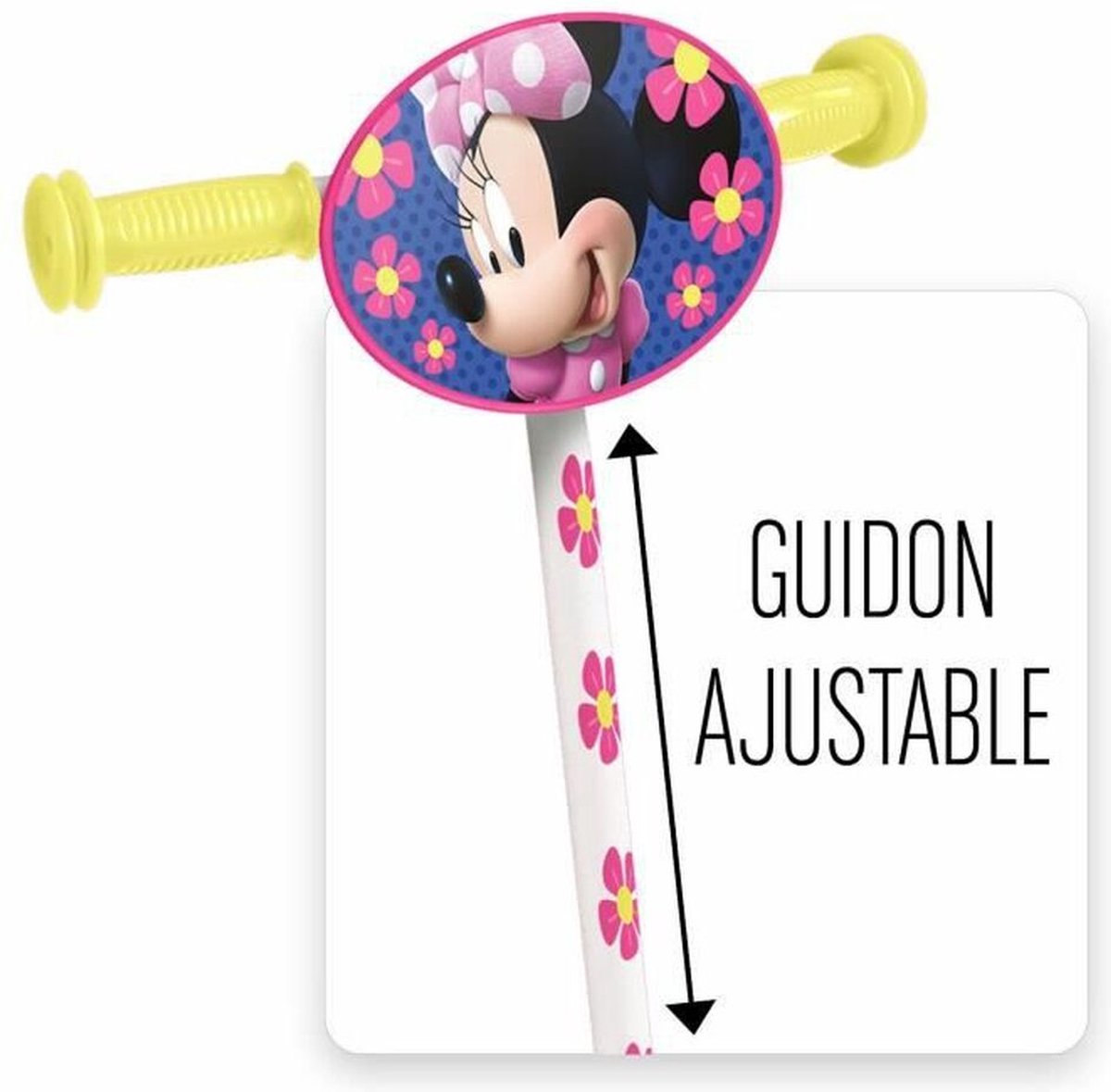 Disney Minnie Mouse 3-wiel Kinderstep - Step - Meisjes - Roze & Geel