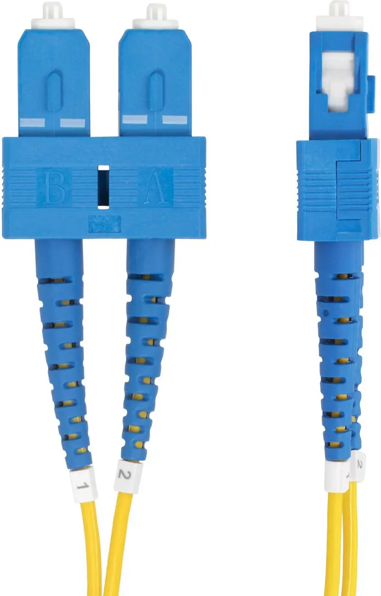 Startech SMDOS2SCSC2M Glasvezelkabel SC-SC 2m - Geel