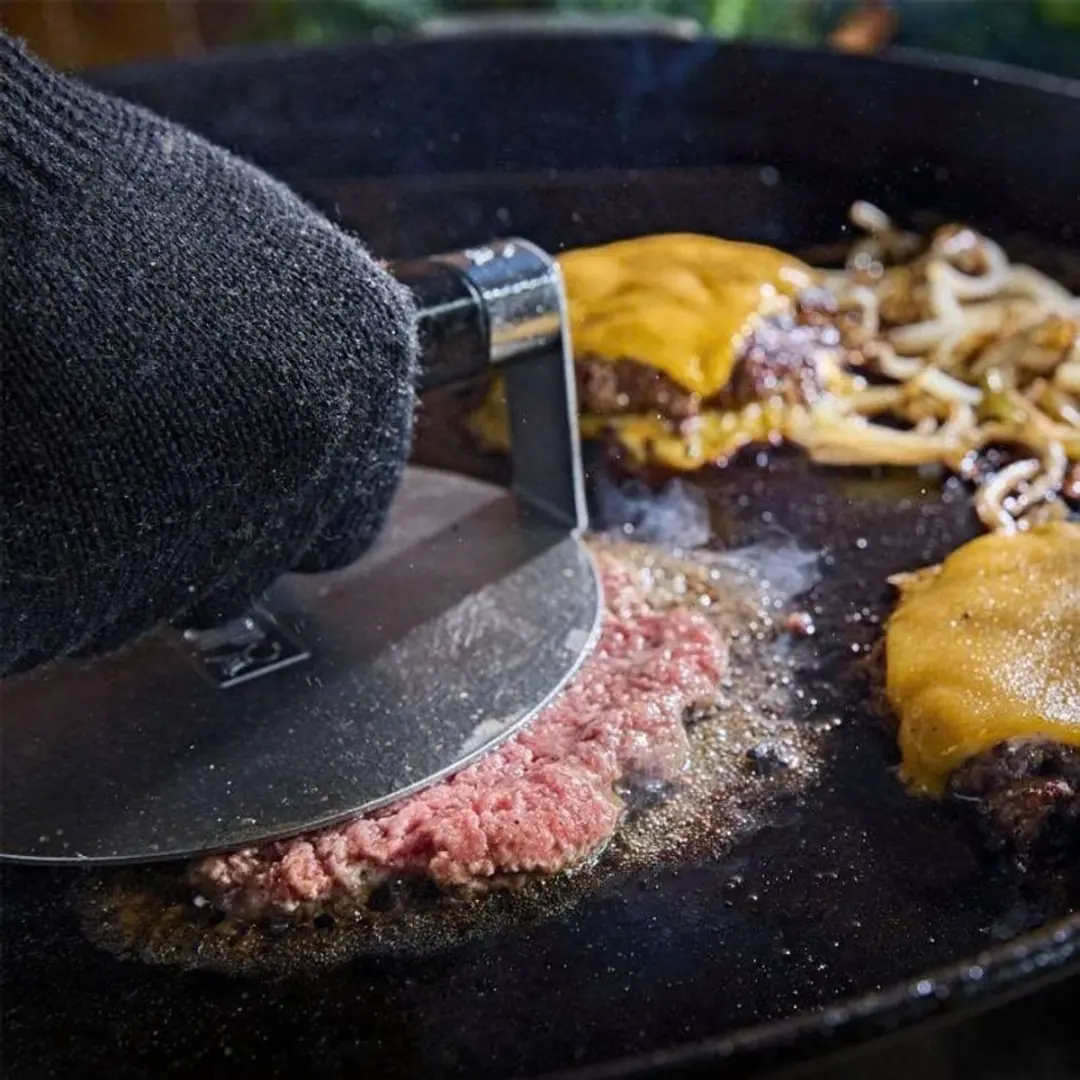 Weber Hamburgerpers RVS