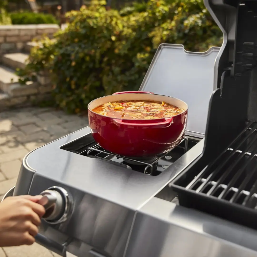 Weber Summit FS38X E Gasbarbecue - 5 Branders - Zilver/Zwart - afbeelding 6 van 6