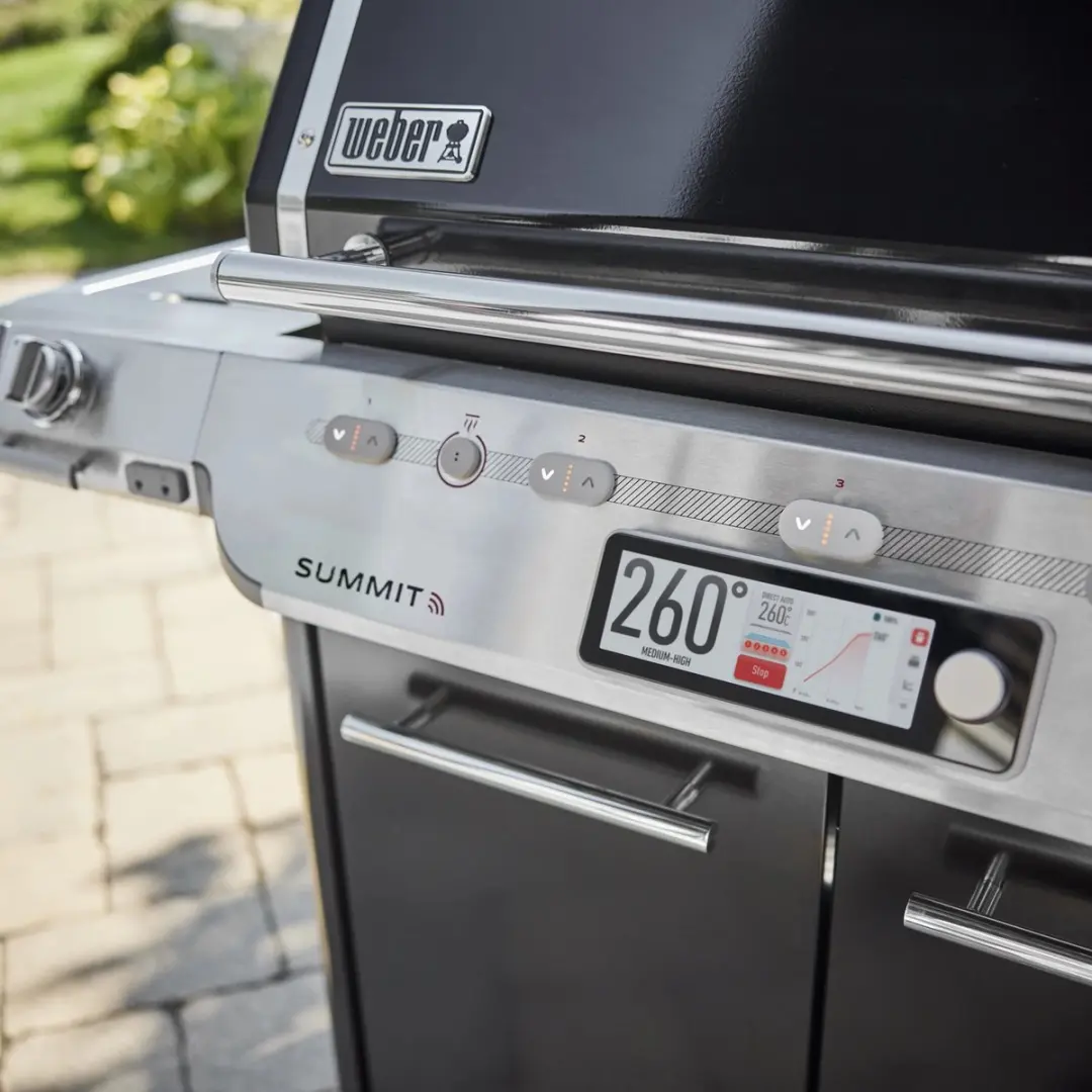 Weber Summit FS38X E Gasbarbecue - 5 Branders - Zilver/Zwart