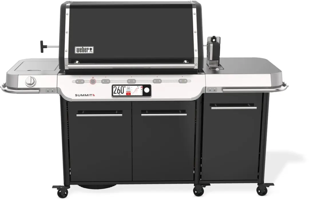 Weber Summit FS38X E Gasbarbecue - 5 Branders - Zilver/Zwart