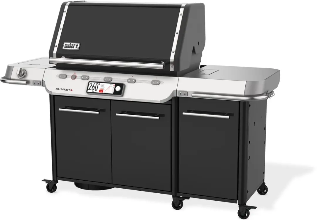 Weber Summit FS38X E Gasbarbecue - 5 Branders - Zilver/Zwart