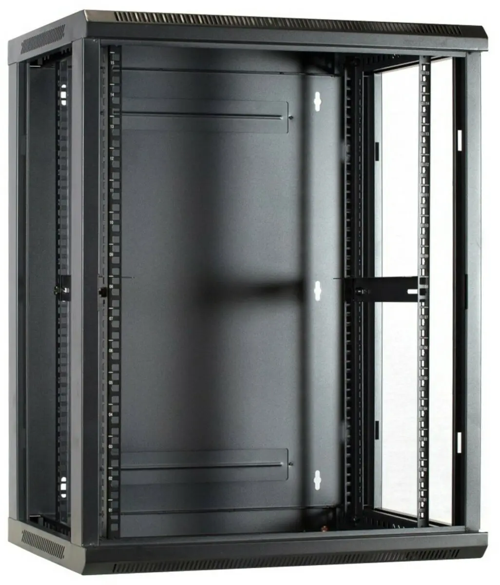 DSIT DS6615 Wandkast 19U 600x600x770mm - Zwart