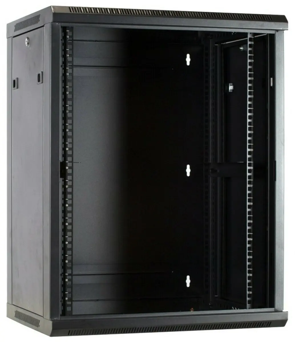 DSIT DS6615 Wandkast 19U 600x600x770mm - Zwart