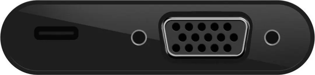 Belkin AVC001btBK USB-C Adapter - 60W PD - VGA & Opladen - Zwart