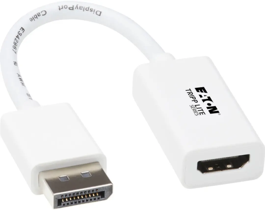 Tripp Lite P136-06N-HDR-W DisplayPort-HDMI Adapter 0,1m - Wit