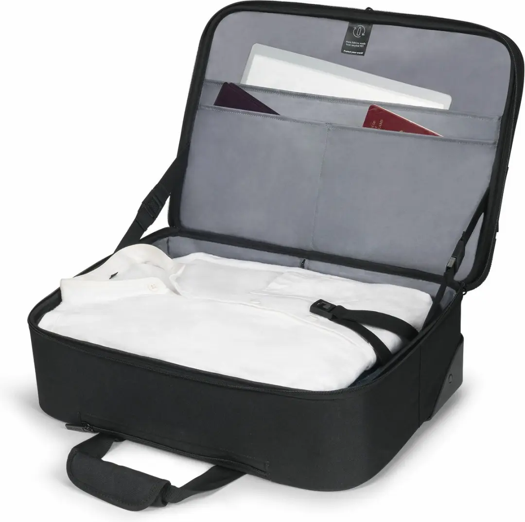 Dicota D32043-RPET Trolleytas 17.3" - Zwart