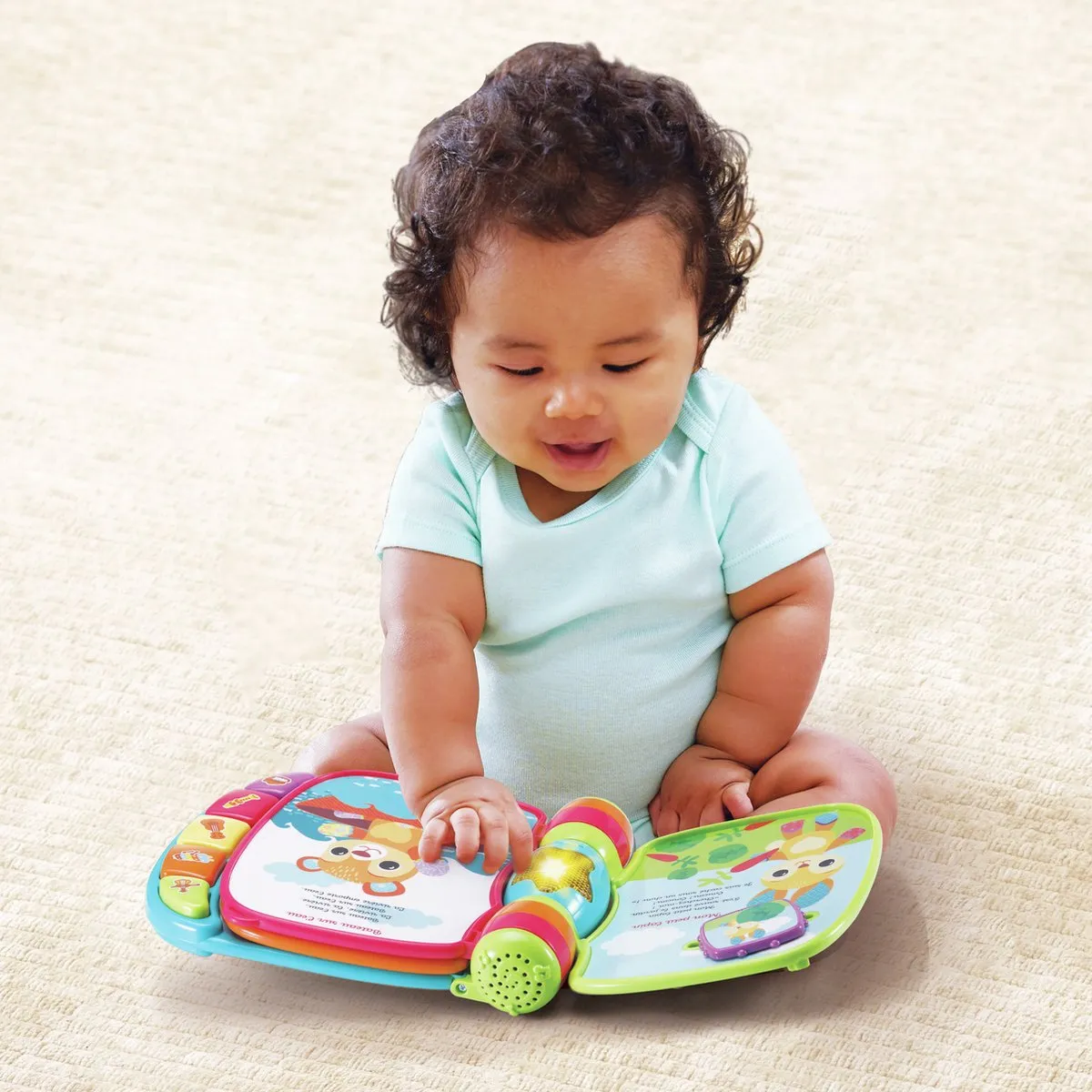 Vtech Baby Super Enchanted Book of Baby Kitties - Blauw