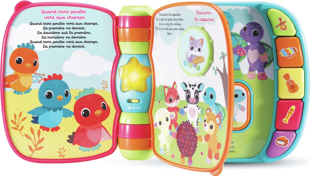 Interactief kinderboek Vtech Baby Super Enchanted Book of Baby Kitties Blauw Multicolour