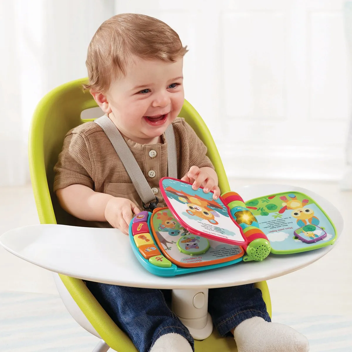 Vtech Baby Super Enchanted Book of Baby Kitties - Blauw