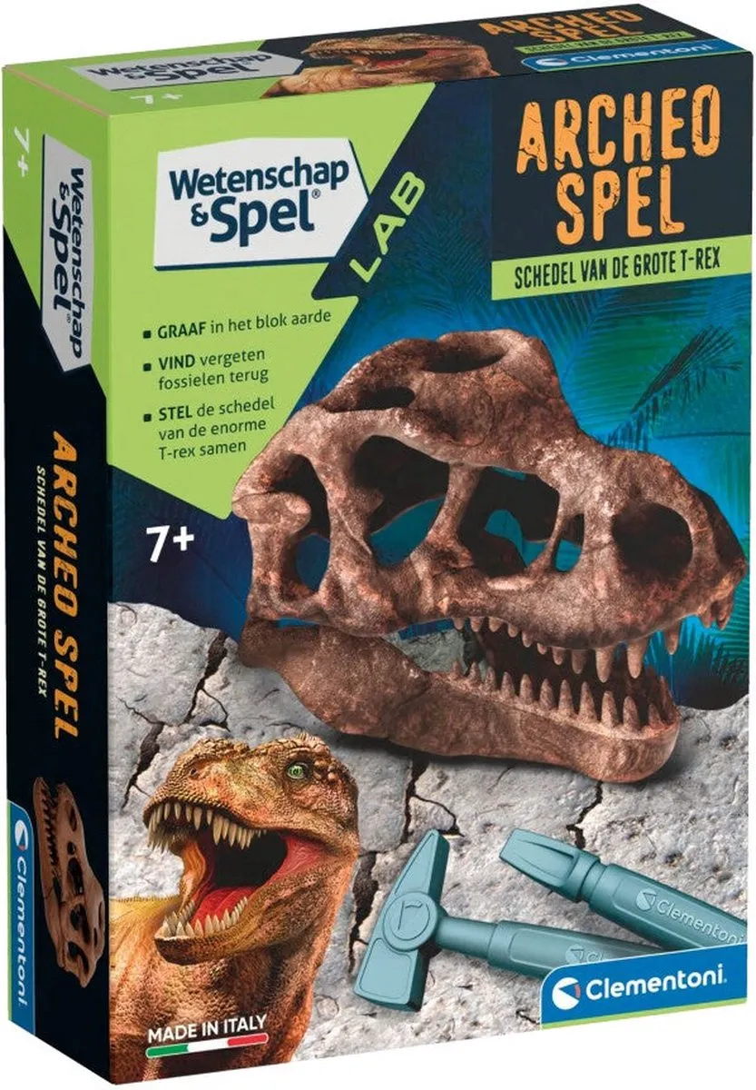 Clementoni Archeo Spel Schedel Grote T-Rex 56162