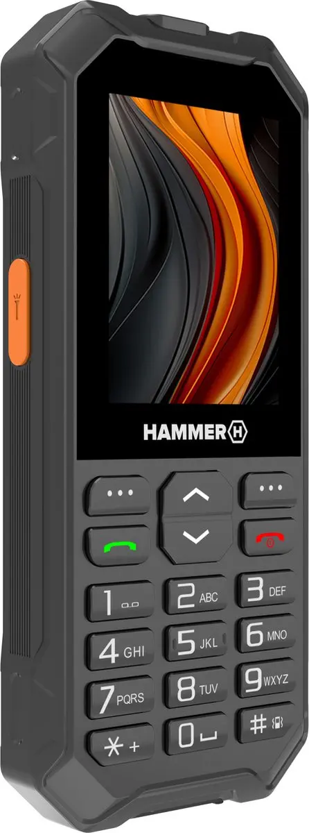 Hammer 6 LTE TEL000928 Bouwtelefoon - IP68 - 2500mAh - Zwart