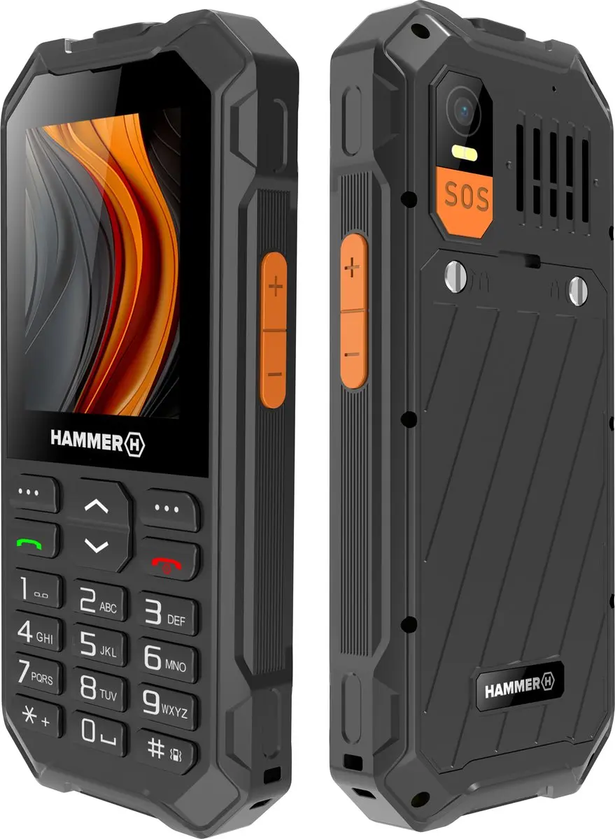 Hammer 6 LTE TEL000928 Bouwtelefoon - IP68 - 2500mAh - Zwart