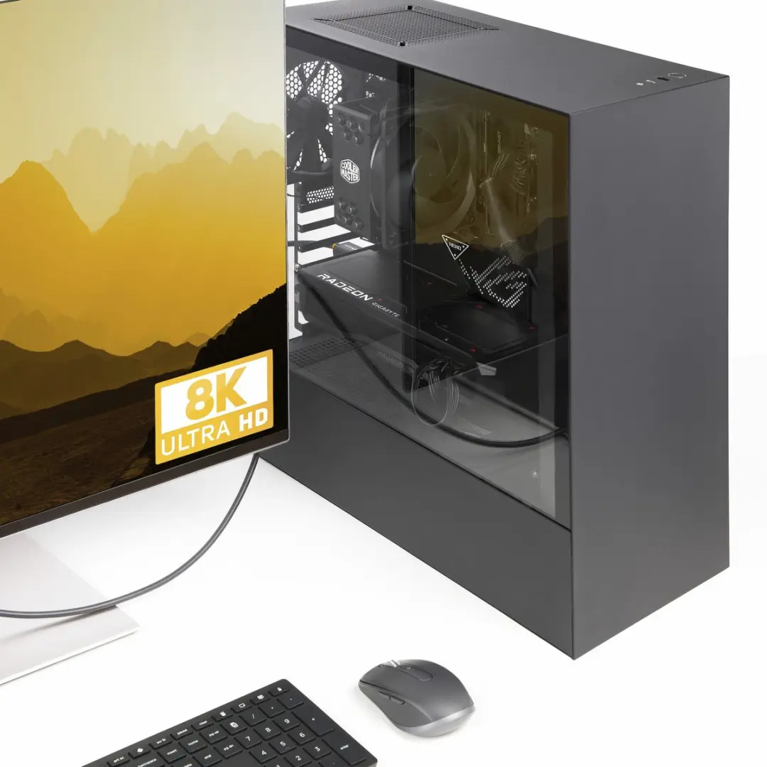 Startech DisplayPort 2.1 DP21-1M-DP80 Kabel 1m - Zwart