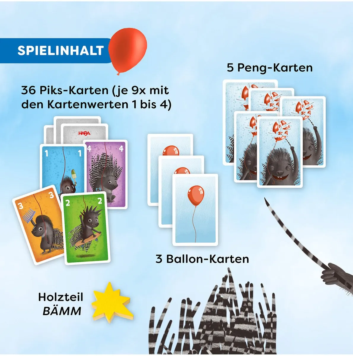 Haba Snack Jack & Piks Peng Spel - 2-4 spelers