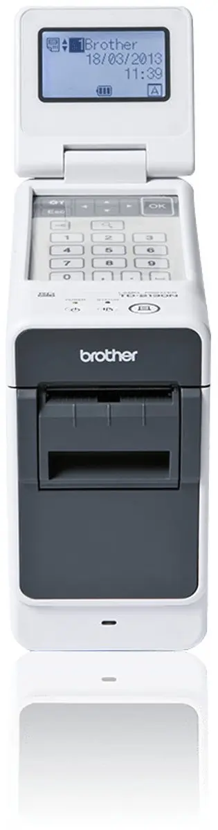 Brother TD-2130N Labelprinter - 300x300 DPI - Zwart/Grijs