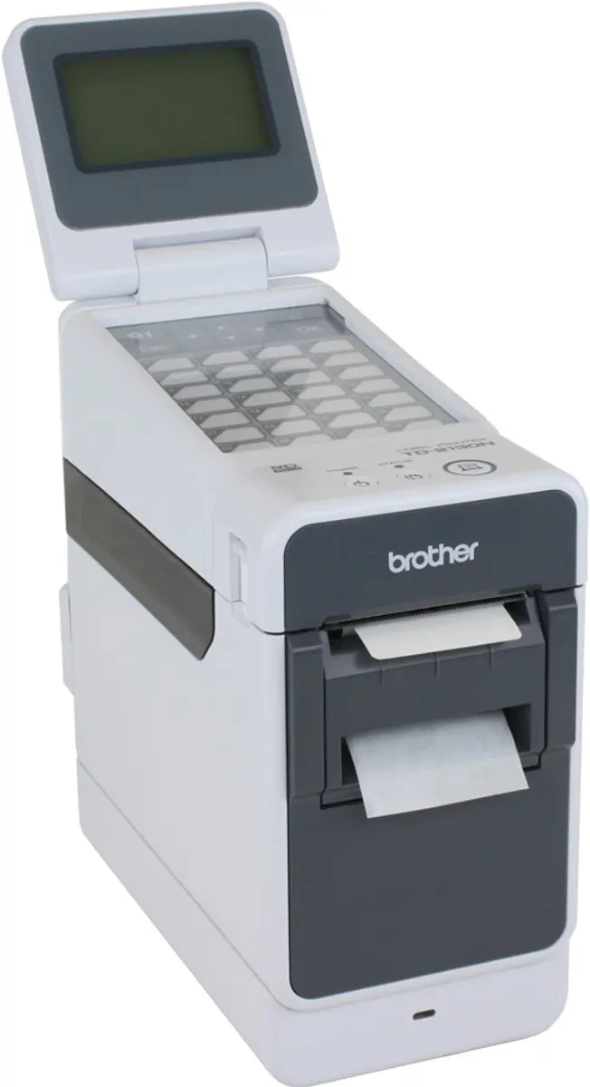 Brother TD-2130N Labelprinter - 300x300 DPI - Zwart/Grijs