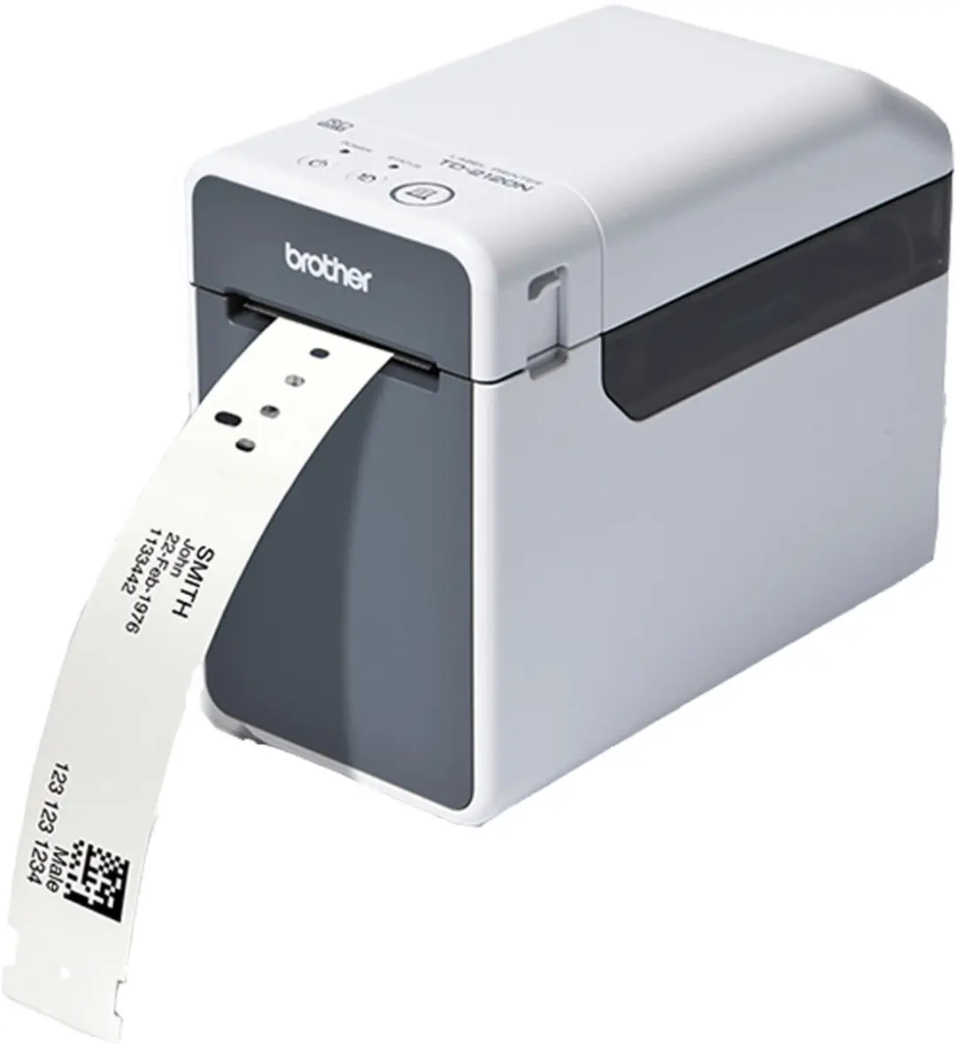 Brother TD-2130N Labelprinter - 300x300 DPI - Zwart/Grijs - afbeelding 6 van 6