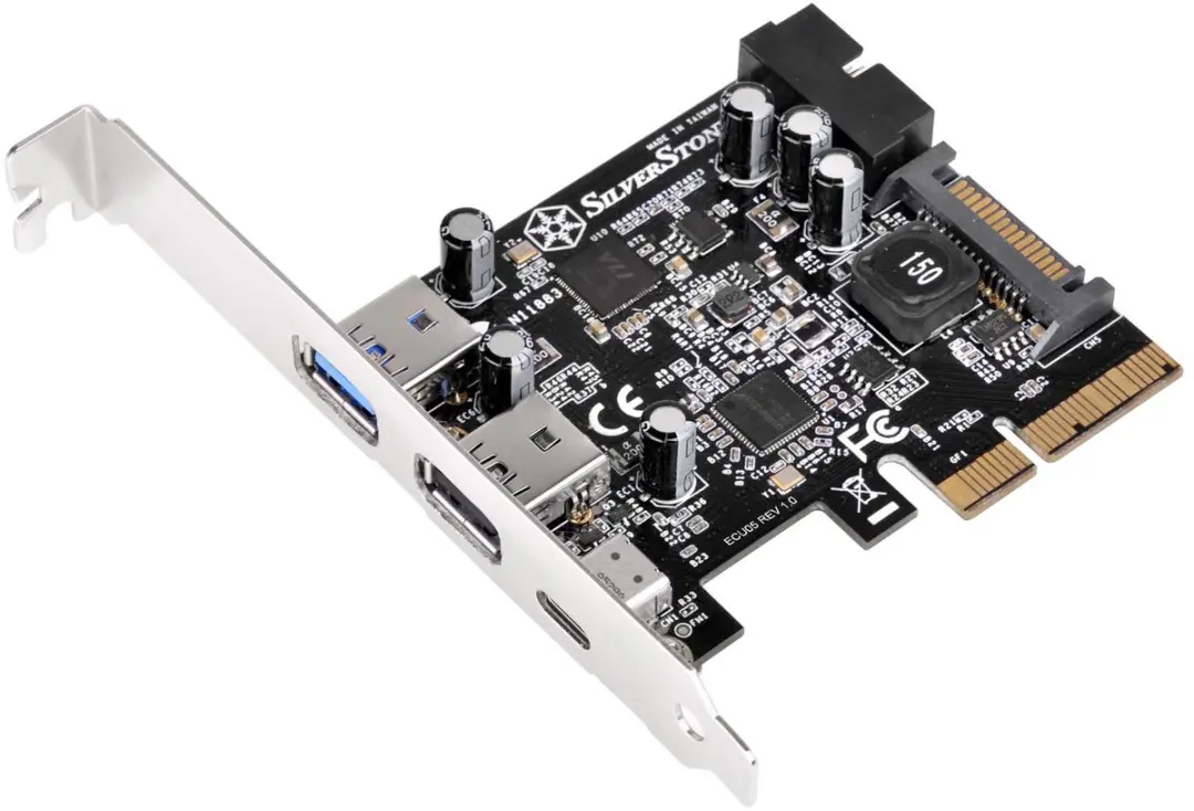 SilverStone ECU05 USB 3.0 Intern Interfacekaart