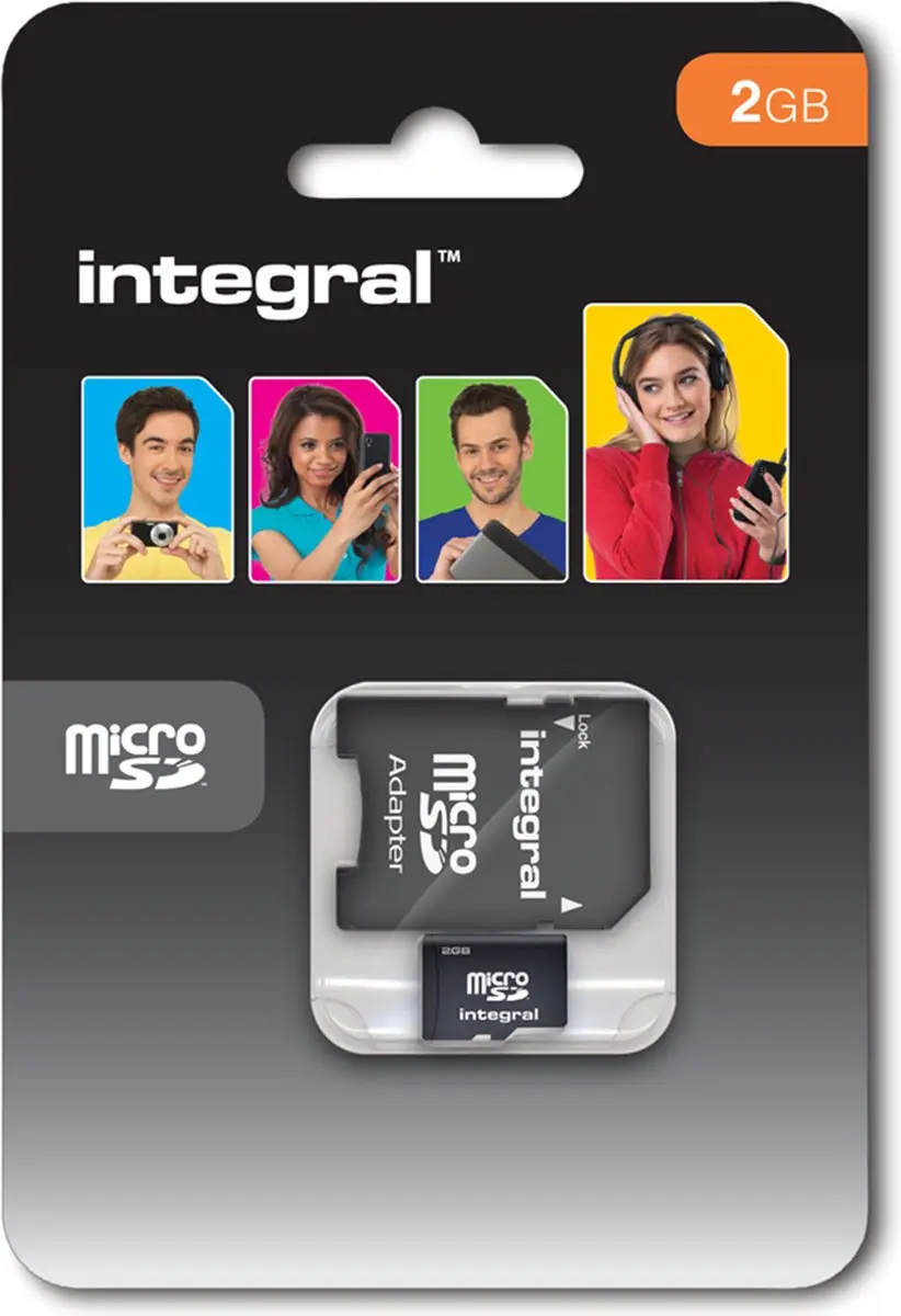 Transcend TS2GUSD MicroSD Geheugenkaart 2GB