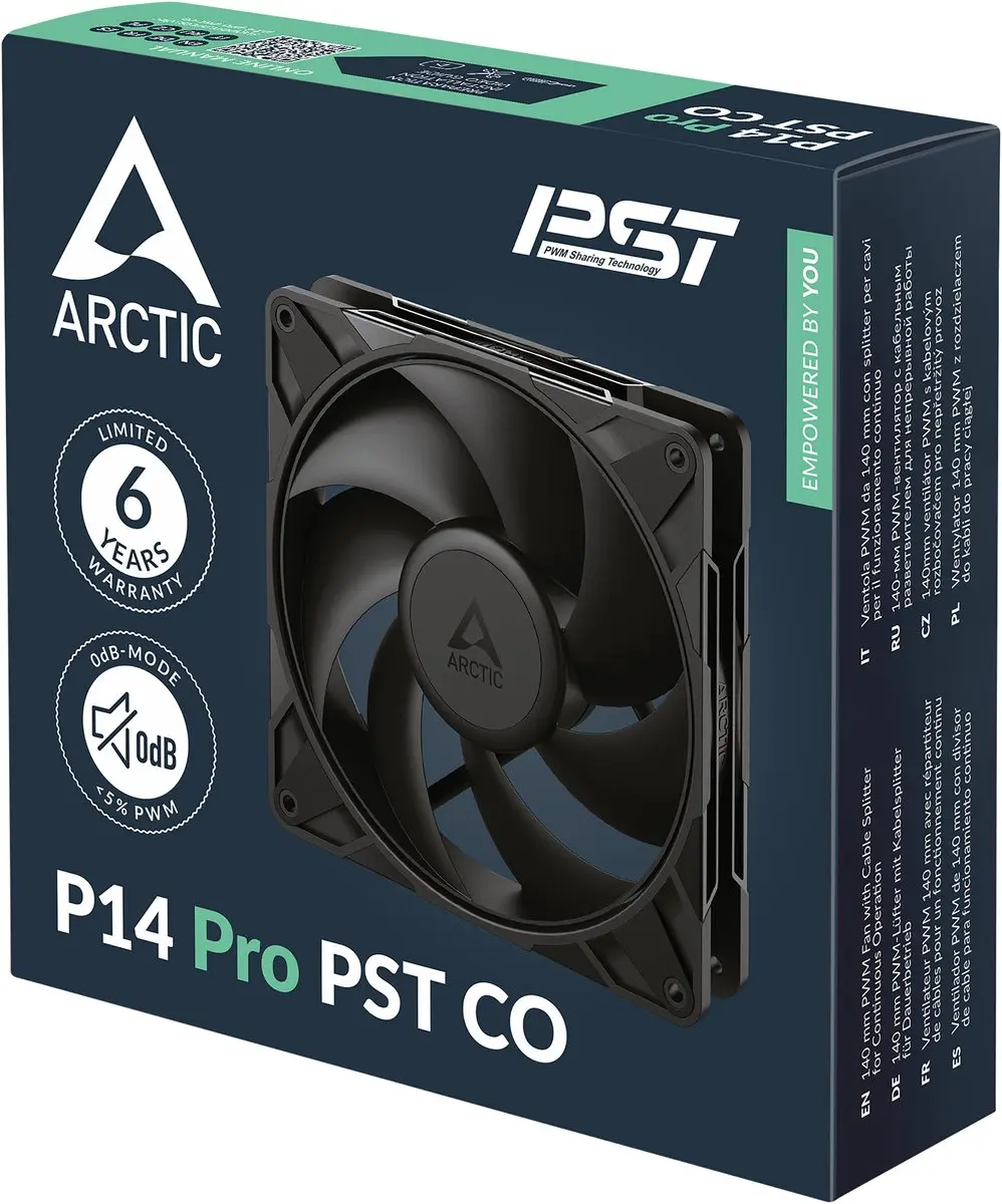 Arctic P14 Pro PST CO Ventilator 14cm - Zwart