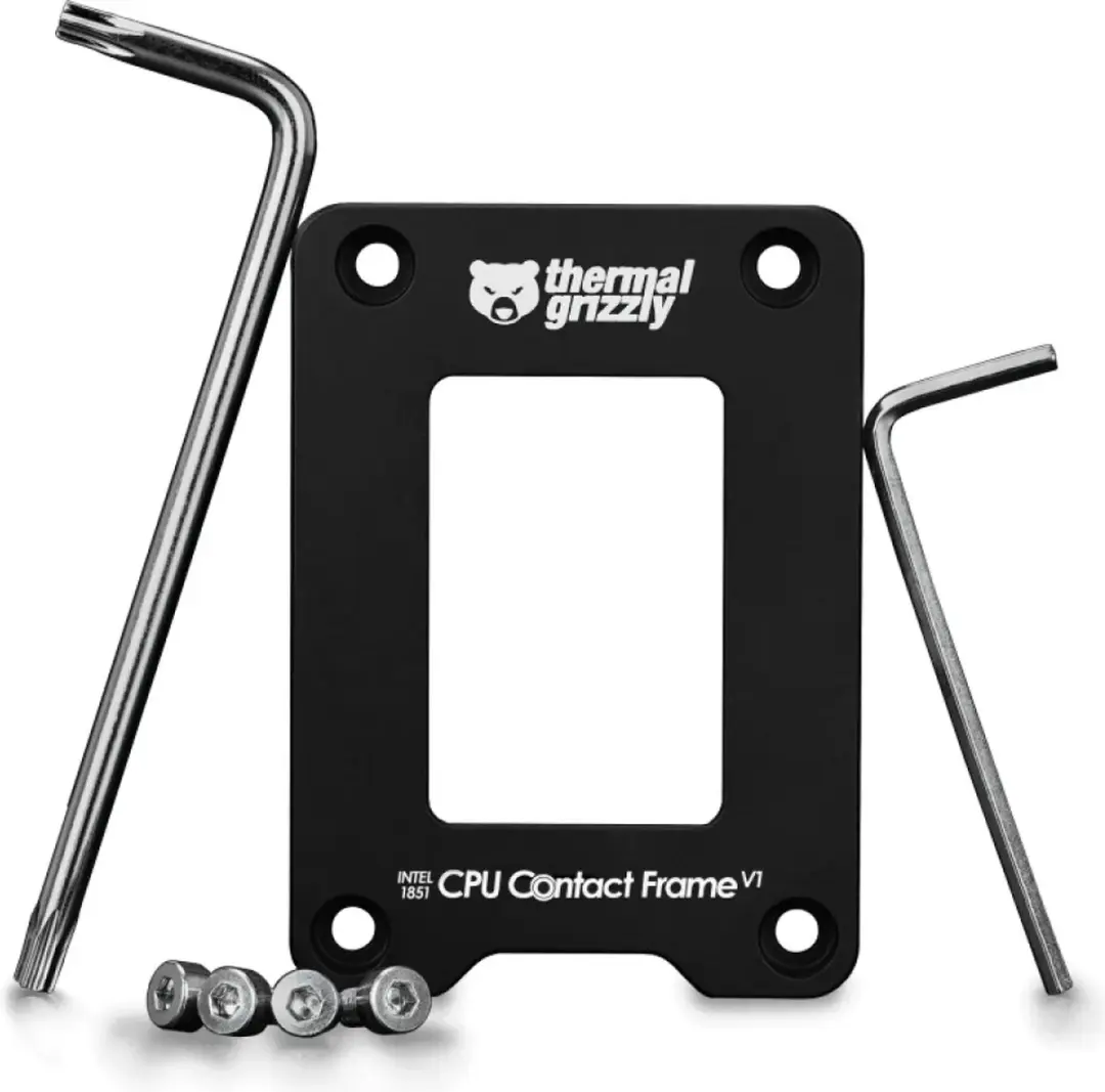 Thermal Grizzly CPU Contact Frame V1 Intel 1851 - Zwart