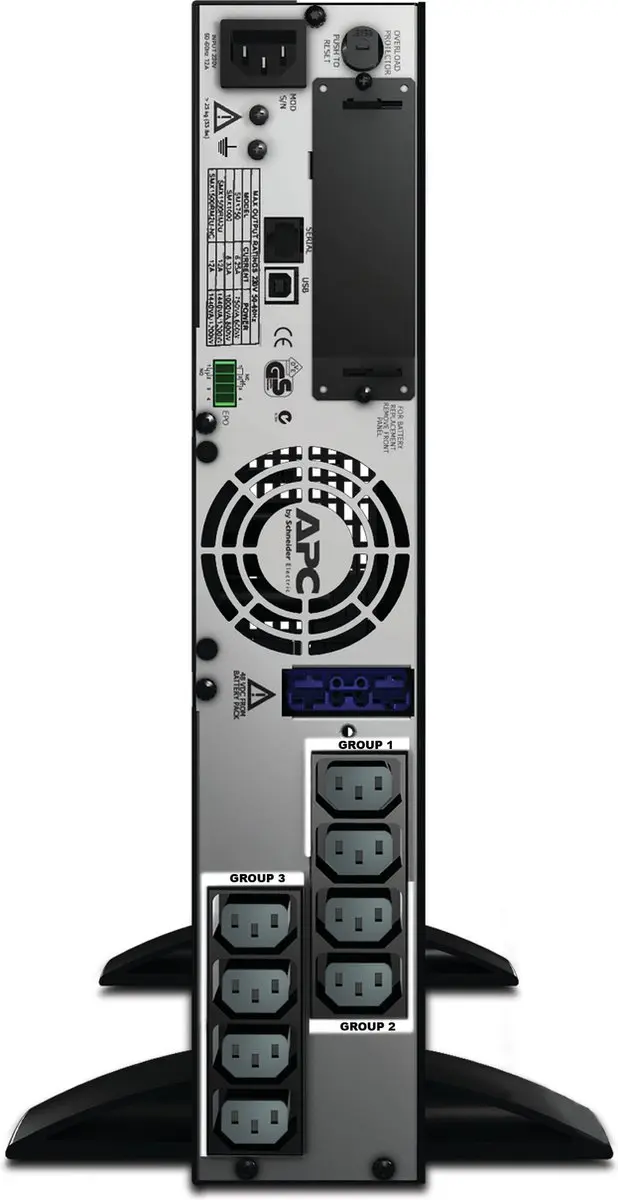 APC Smart-UPS X SMX1500RMI2U UPS 1200W - 8 Stopcontacten - Zwart