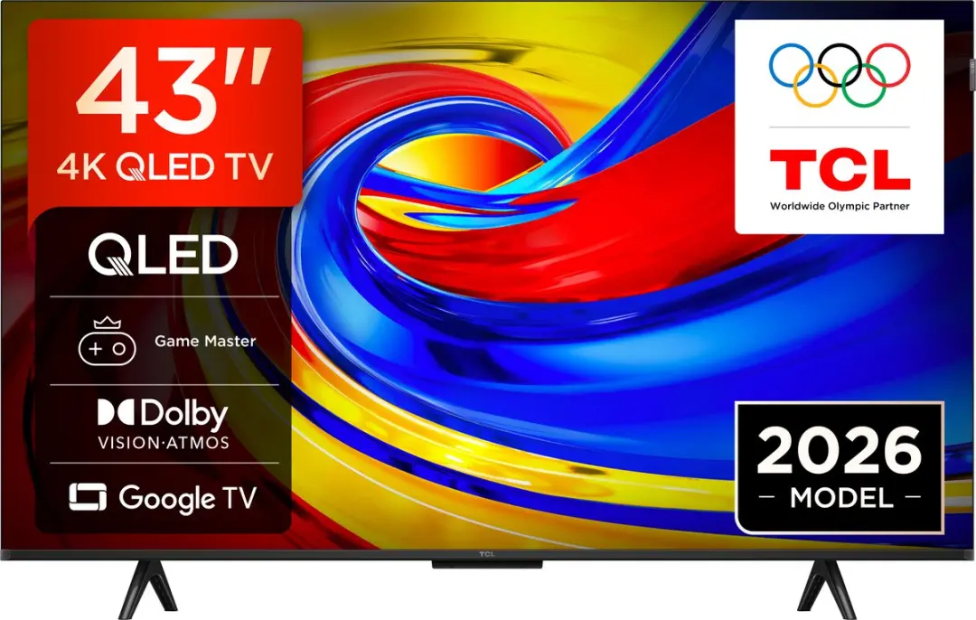 TCL QLED780L 43QLED780L 4K Smart TV - 109cm Zwart
