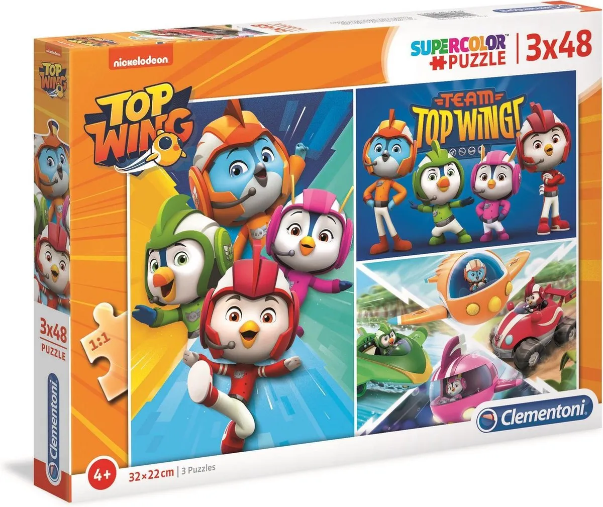 Clementoni Top Wing Legpuzzel 48 Stuks - 3 Stuks Multicolor - afbeelding 2 van 2