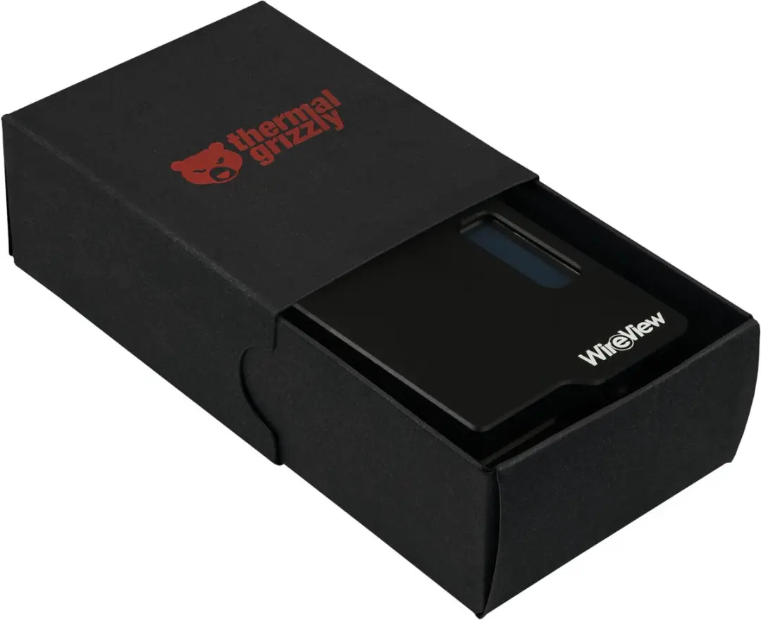 Thermal Grizzly WireView TG-WV-P38H1N GPU-adapter 12VHPWR naar 3x8Pin - OLED - Zwart