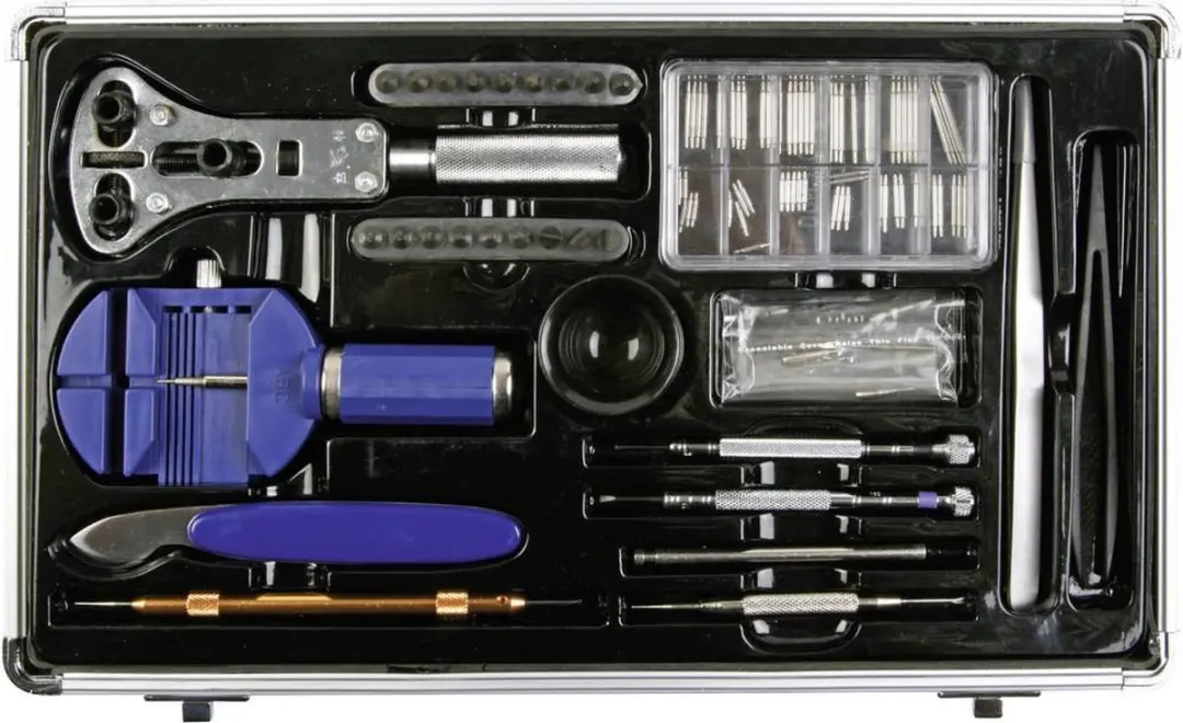 Brüder Mannesmann Horlogemaker Gereedschapset - 5x Loep & Behuizingsopener
