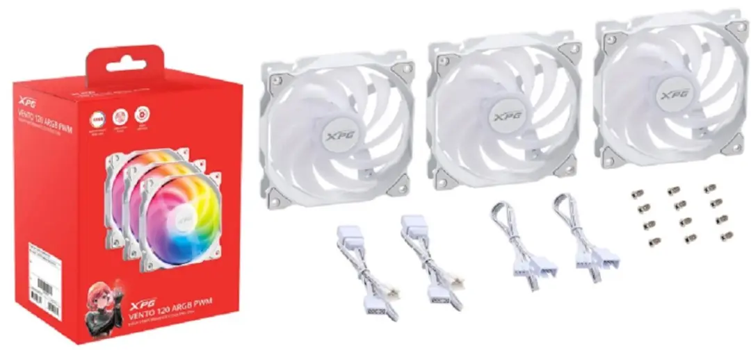 XPG VENTO 120 ARGB 3x 120mm PWM Ventilatoren