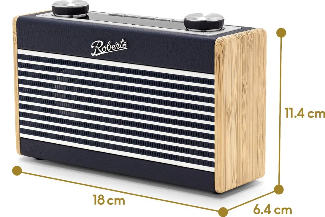 Roberts Rambler Uno Radio DAB+/FM/BT - Donkerblauw