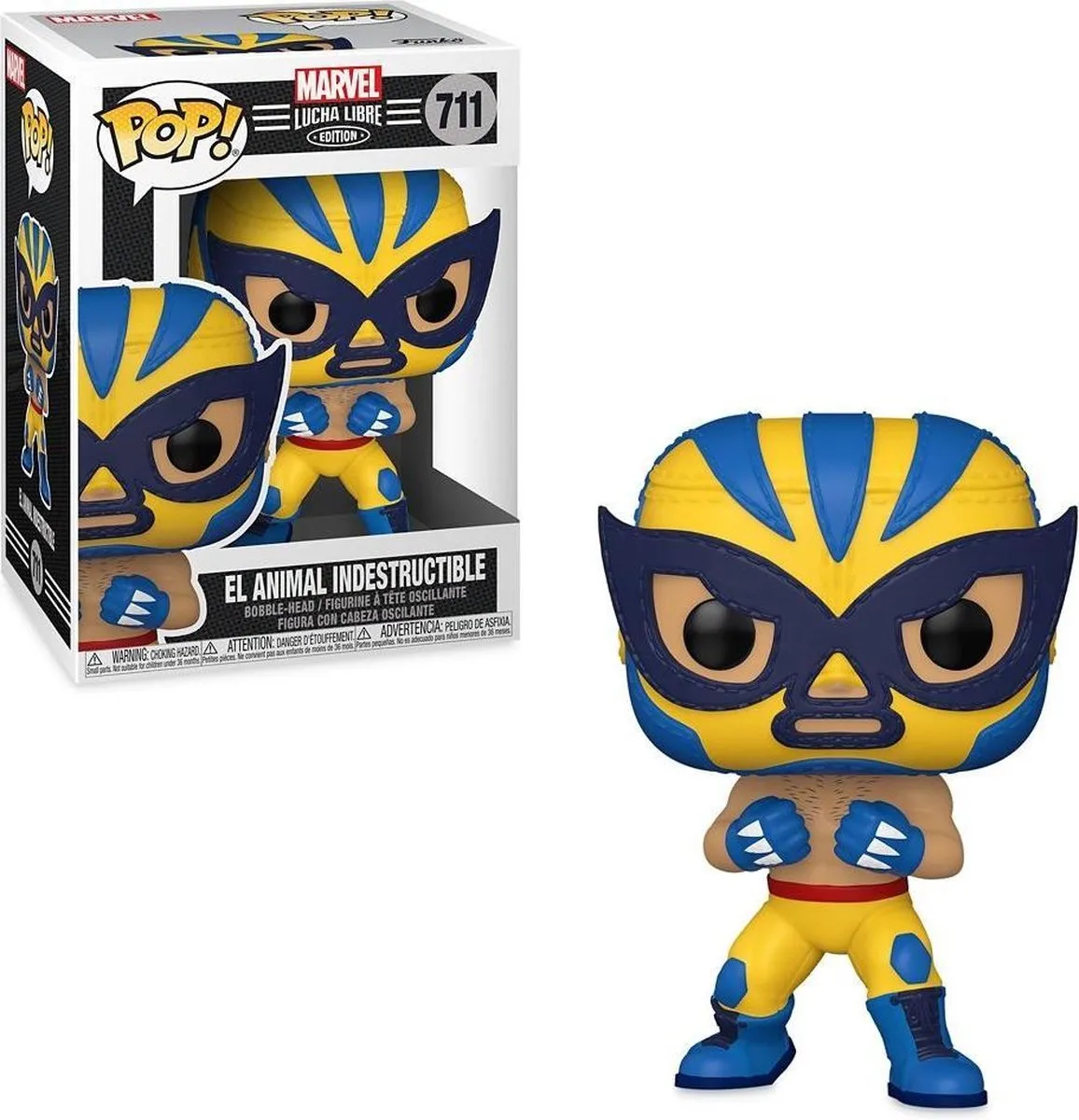 Funko Pop! Marvel Lucha Libre El Animal Indestructible 53873 - Veelkleurig
