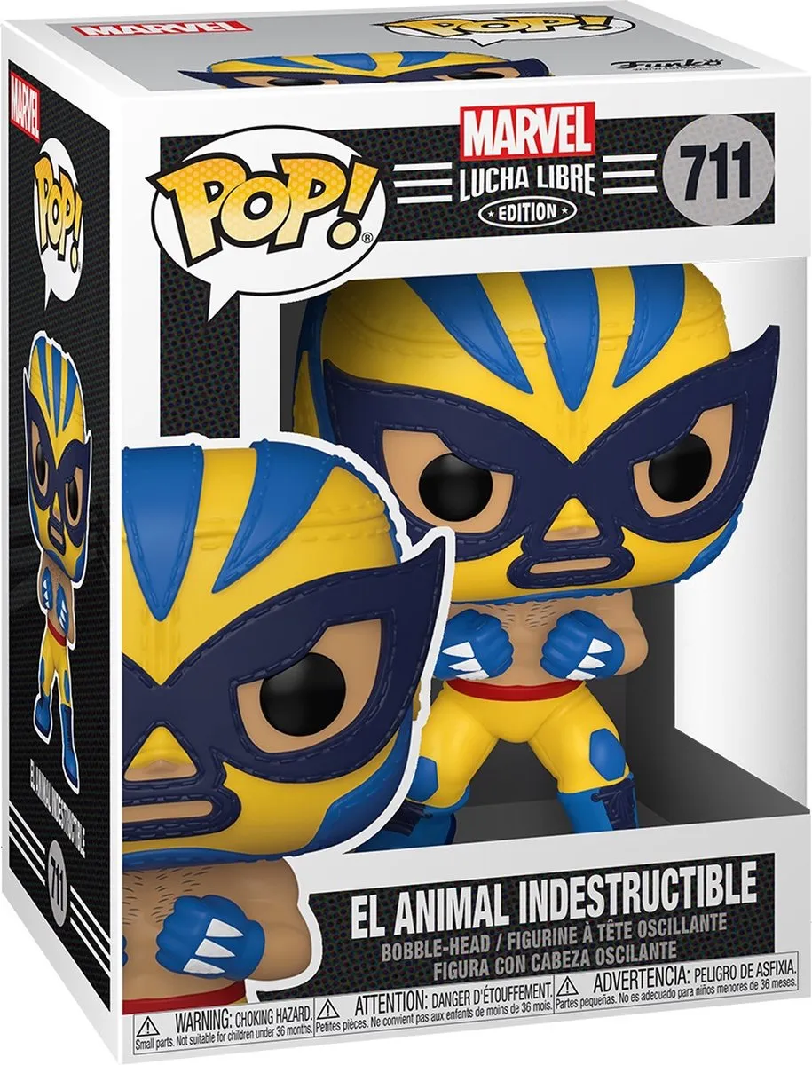 Funko Pop! Marvel Lucha Libre El Animal Indestructible 53873 - Veelkleurig