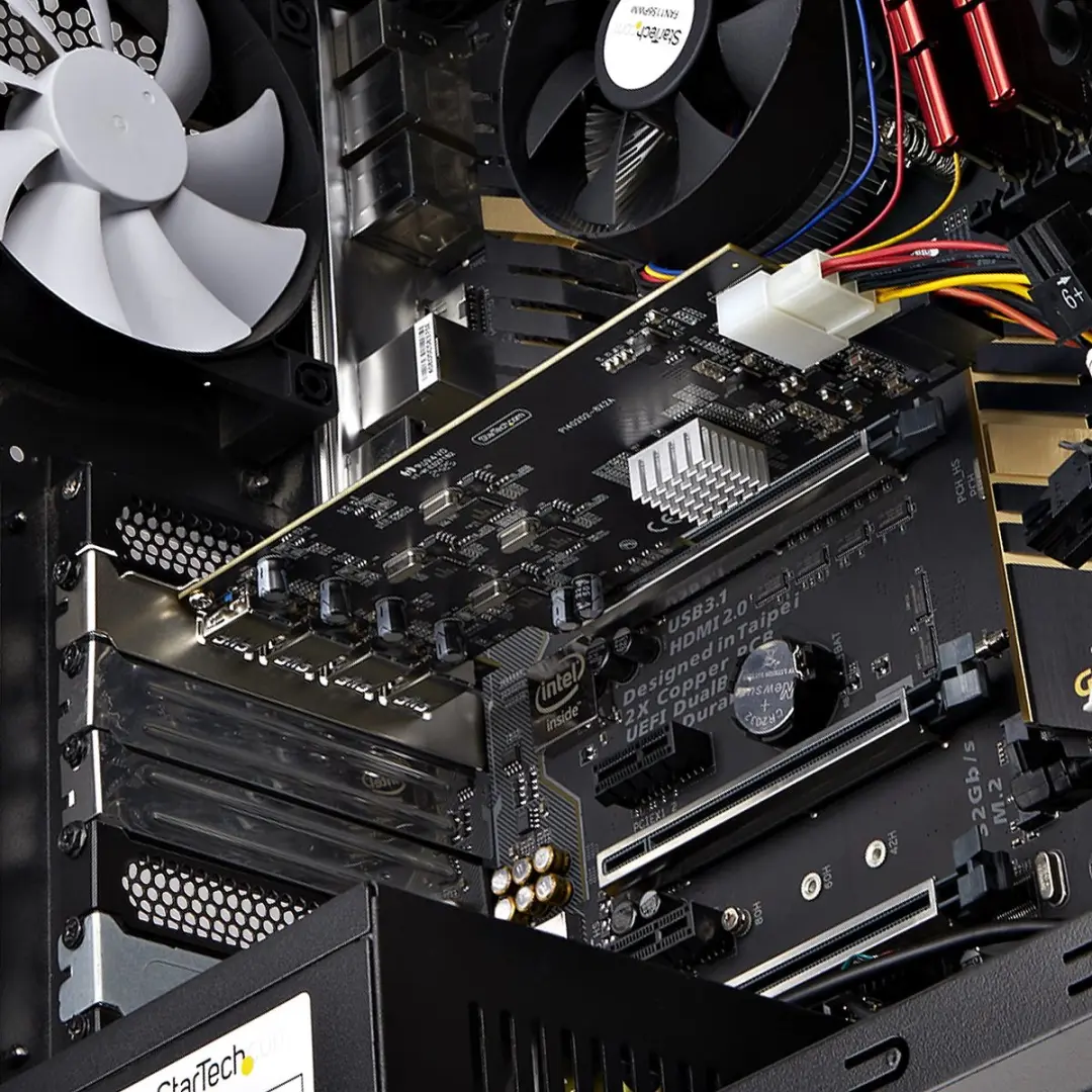 Startech P5Q4A-USB-CARD PCI-kaart