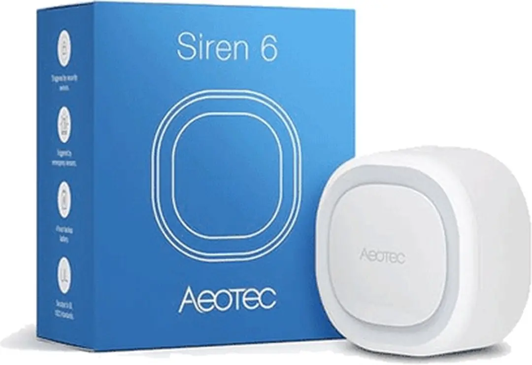 AEON LABS Aeotec Siren 6 Z-Wave Binnensirene - Wit
