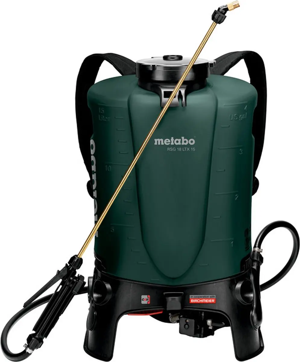 Metabo RSG 18 LTX 15 Rugspuit 15L