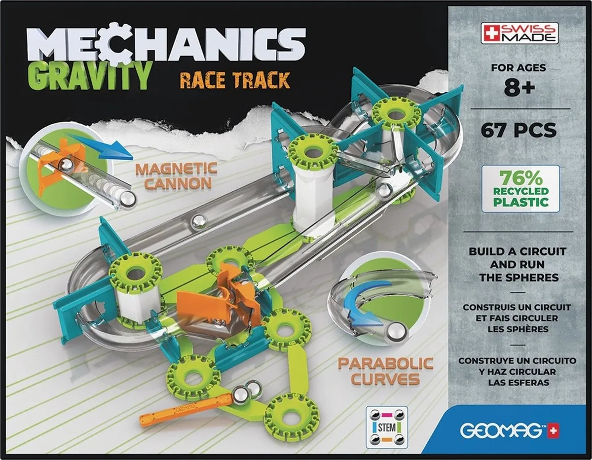 Geomag Mechanics Gravity Constructor 67-delig - Multikleur - afbeelding 6 van 6