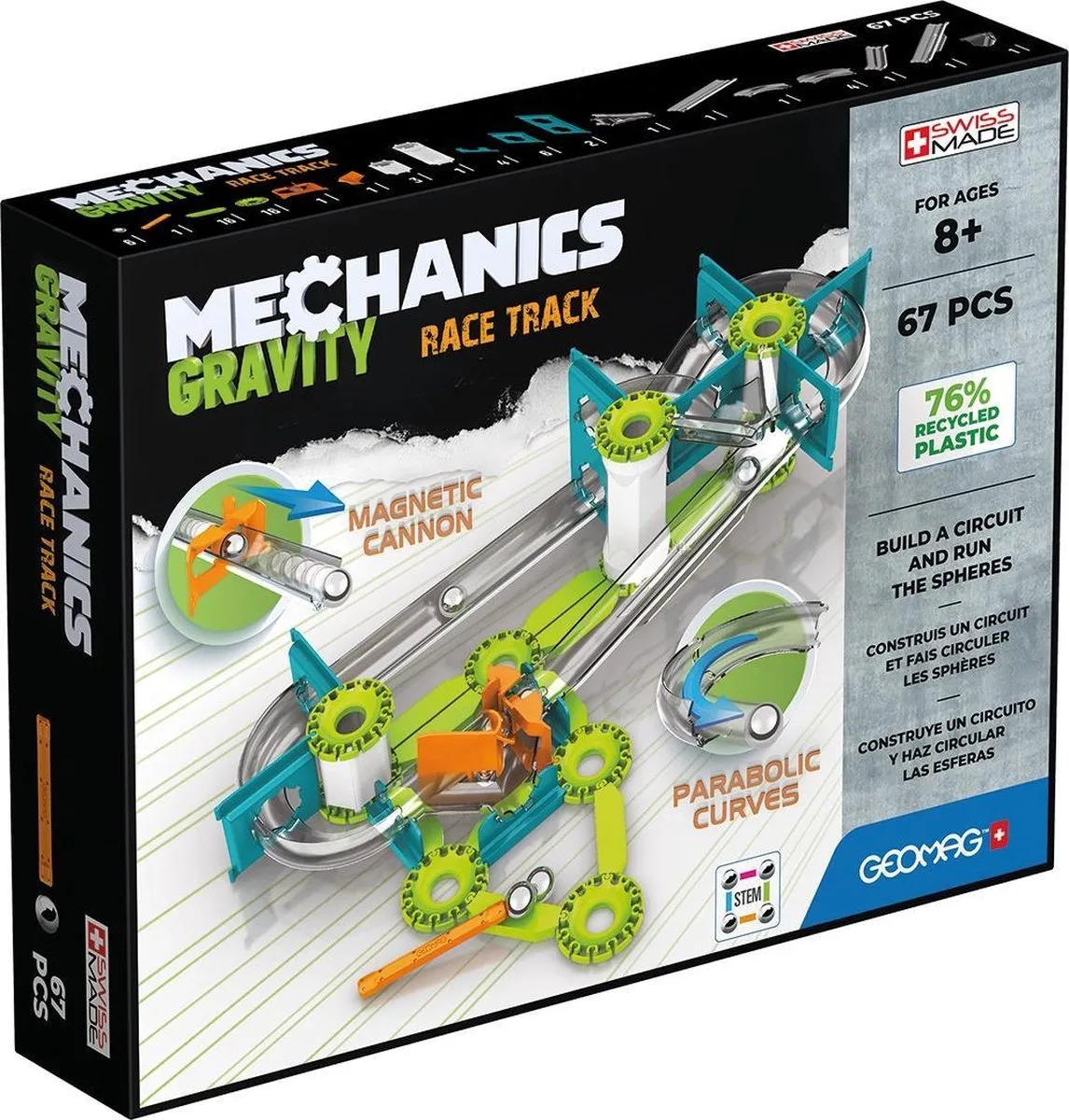 Geomag Mechanics Gravity Constructor 67-delig - Multikleur