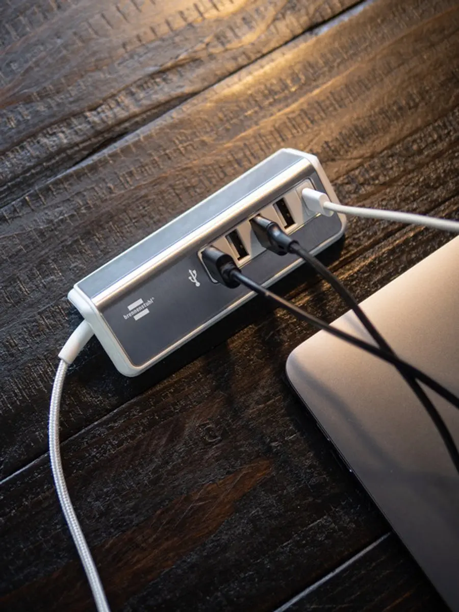 Brennenstuhl Estilo USB Multilader 20W - 5x USB - 1,5m Textielkabel