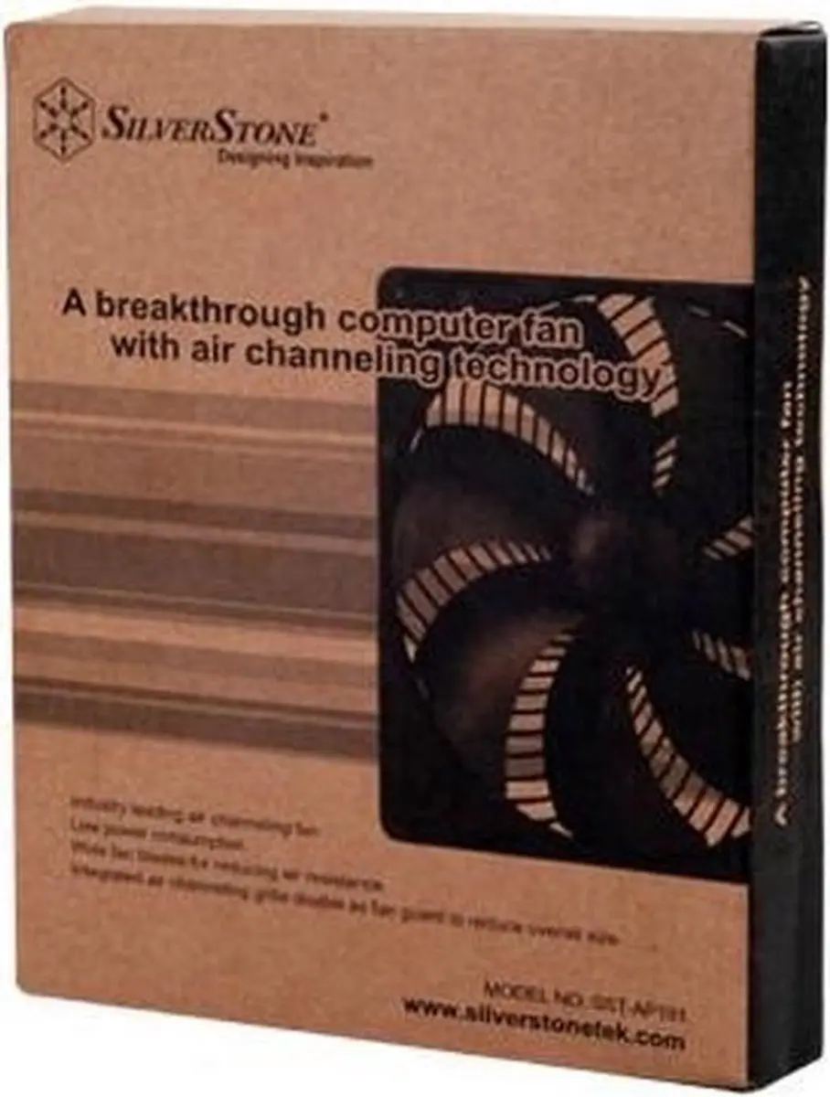 SilverStone AP181 Ventilator - Zwart
