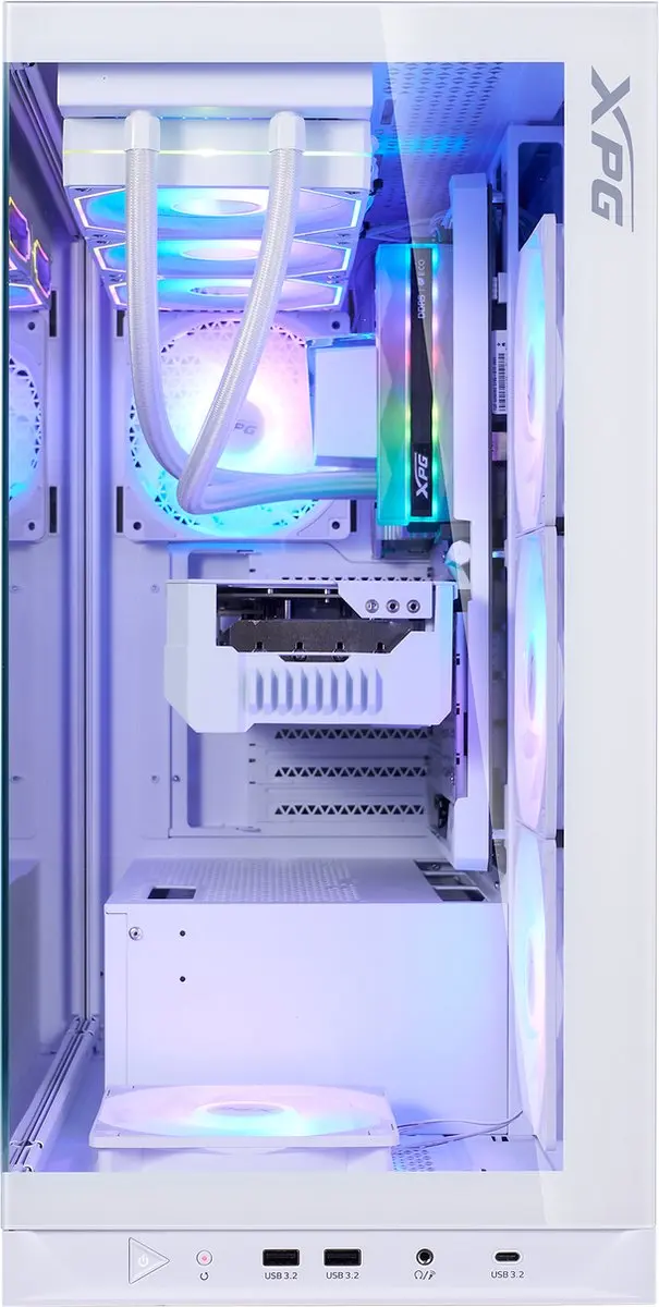 ADATA XPG Invader X BTF Midi Tower Wit - 4 Ventilatoren